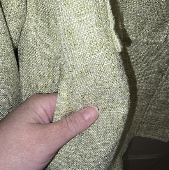 Avec Les Filles Zip-up Hooded Jacket With Pockets Boxy Oversized Green Women's M - Picture 7 of 9